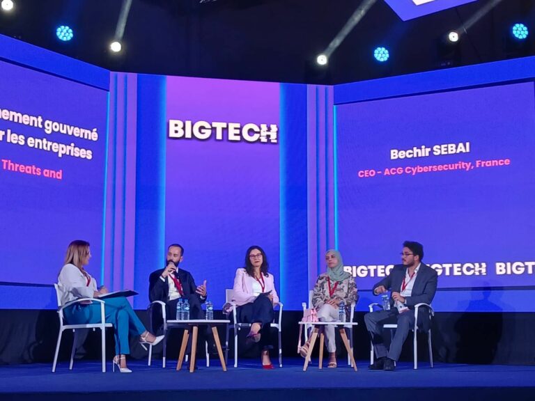 Bechir SEBAI CEO ACG Cybersecurity panel cybersécurité intelligence artificielle BIGTECH AFRICA Summit 2024